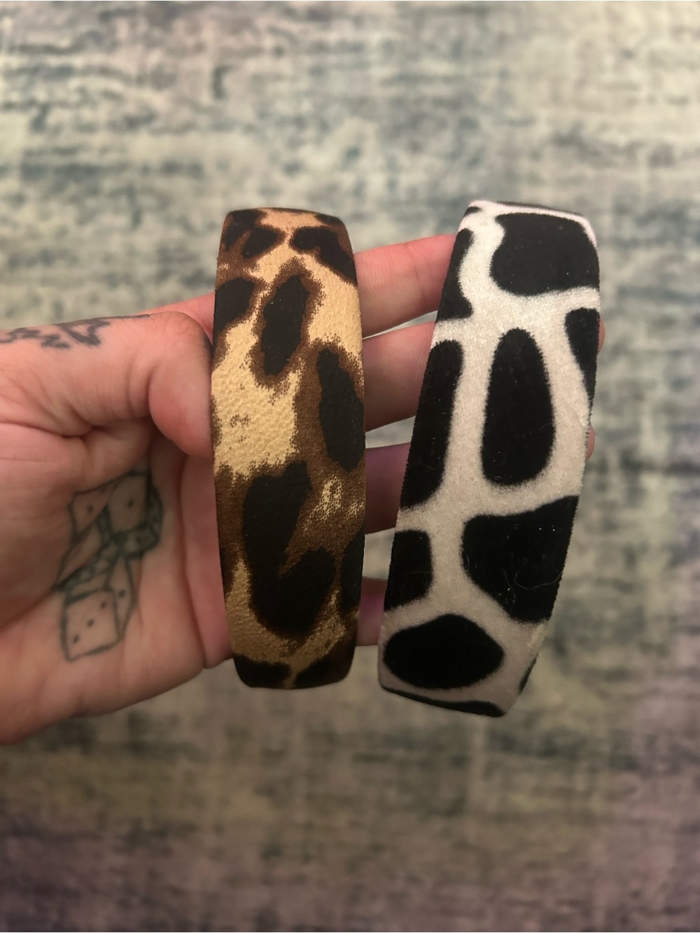 Leopard and Cow Print Headbands